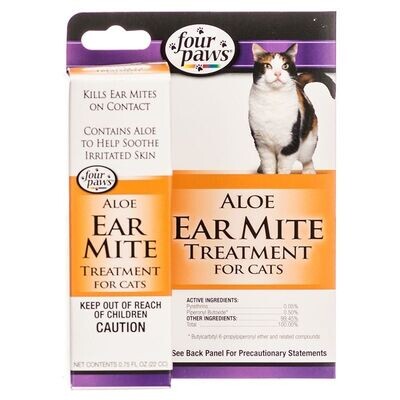 Four Paws Ear Mite Remedy for Cats