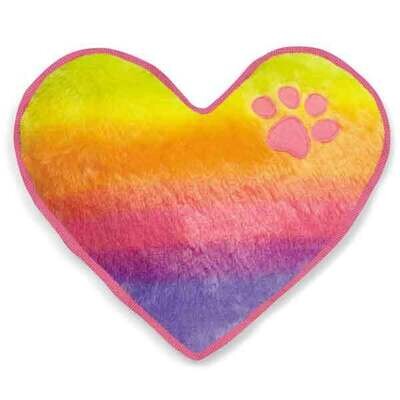 Griggles Rainbow Heart Dog Toy