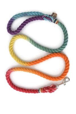 Kai's Canine Creative Rainbow Rope Dog Leash
