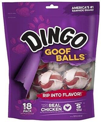 Dingo Goof Balls Chicken & Rawhide Dog Chew