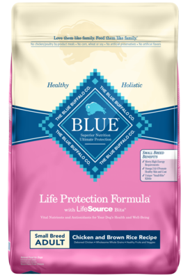 Blue Buffalo Life Protection Natural Chicken & Brown Rice Recipe Small Breed Adult Dry Dog Food 6-lb