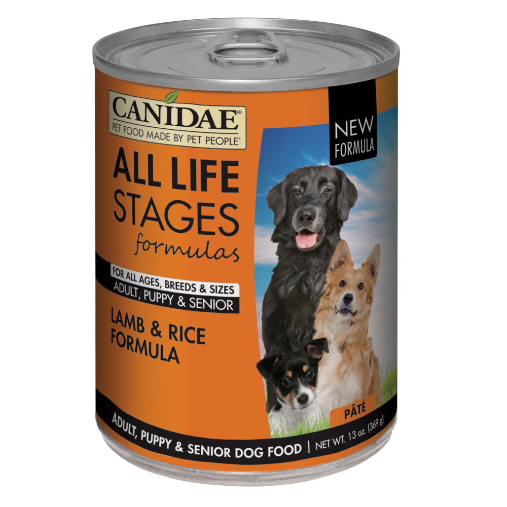 Canidae All Life Stages Lamb and Rice Canned Dog Food 13-oz, case of 12