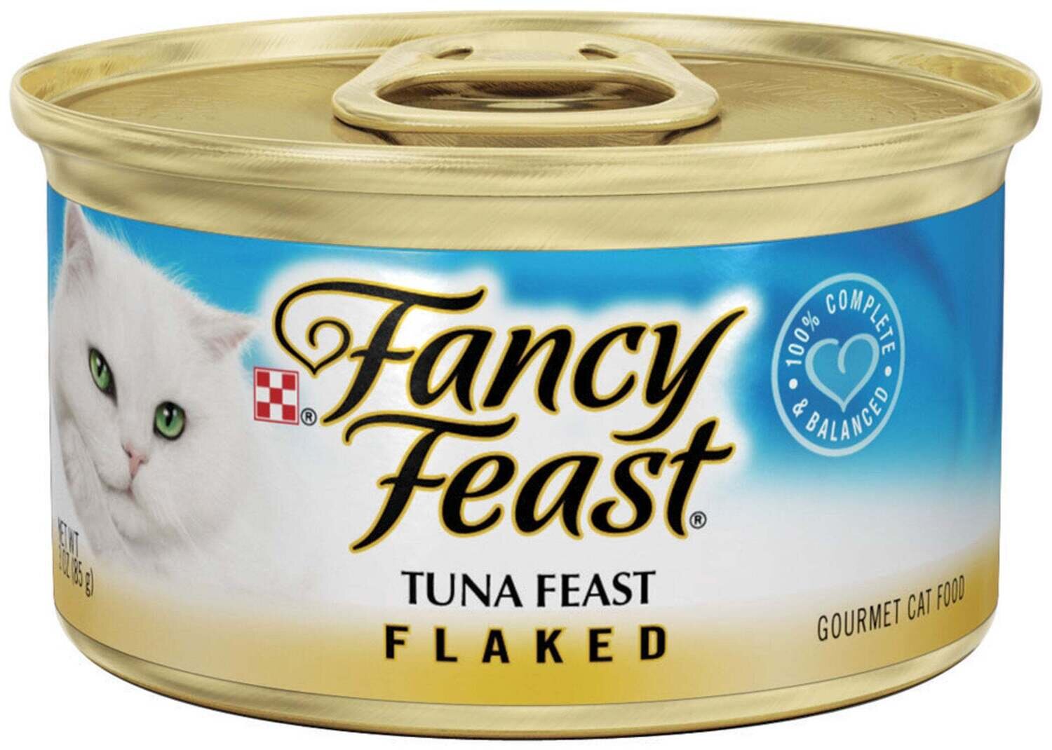 Fancy Feast Flaked Tuna Canned Cat Food 3-oz, case of 24