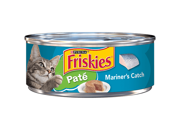Friskies Pate Mariners Catch Canned Cat Food 5.5-oz, case of 24