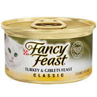 Fancy Feast Classic Turkey and Giblets Feast Canned Cat Food 3-oz, case of 24