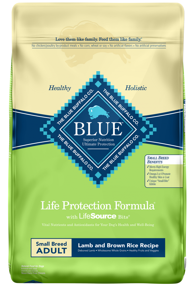 Blue Buffalo Life Protection Natural Lamb & Brown Rice Recipe Small Breed Adult Dry Dog Food 15-lb