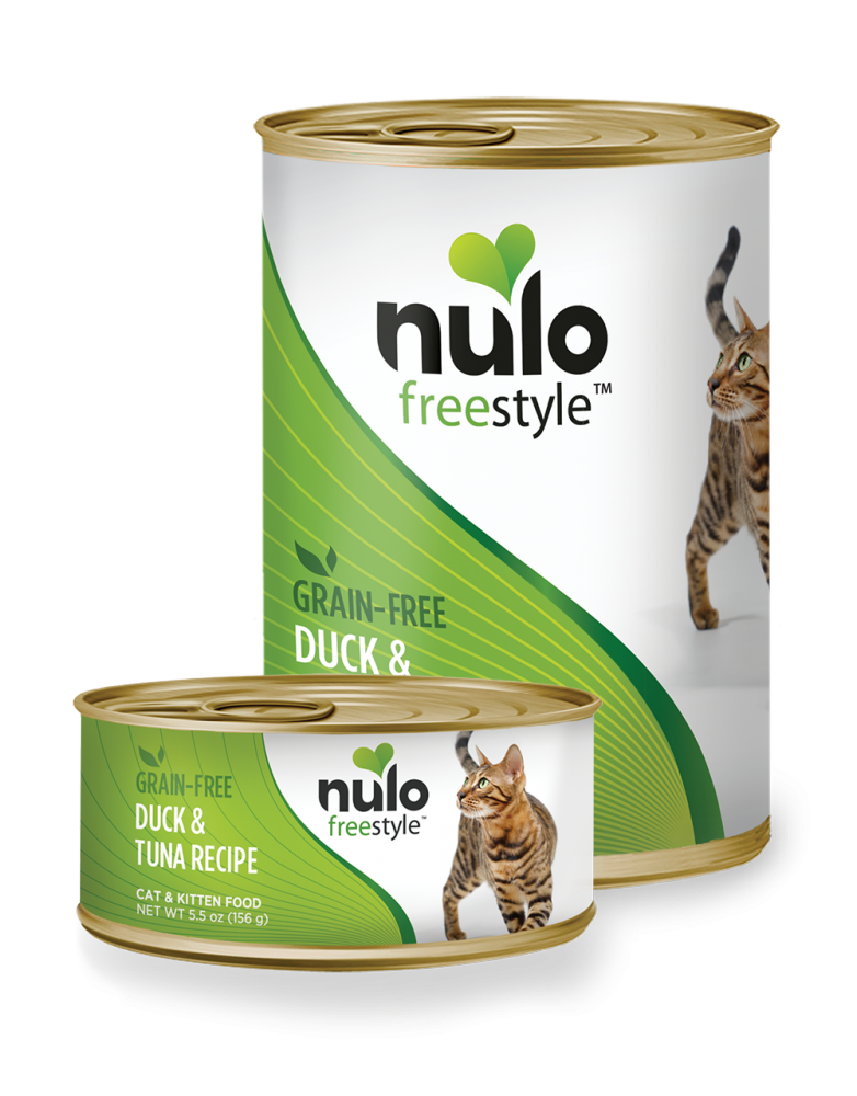 Nulo FreeStyle Grain Free Duck & Tuna Recipe Canned Kitten & Cat Food 5.5-oz, case of 24