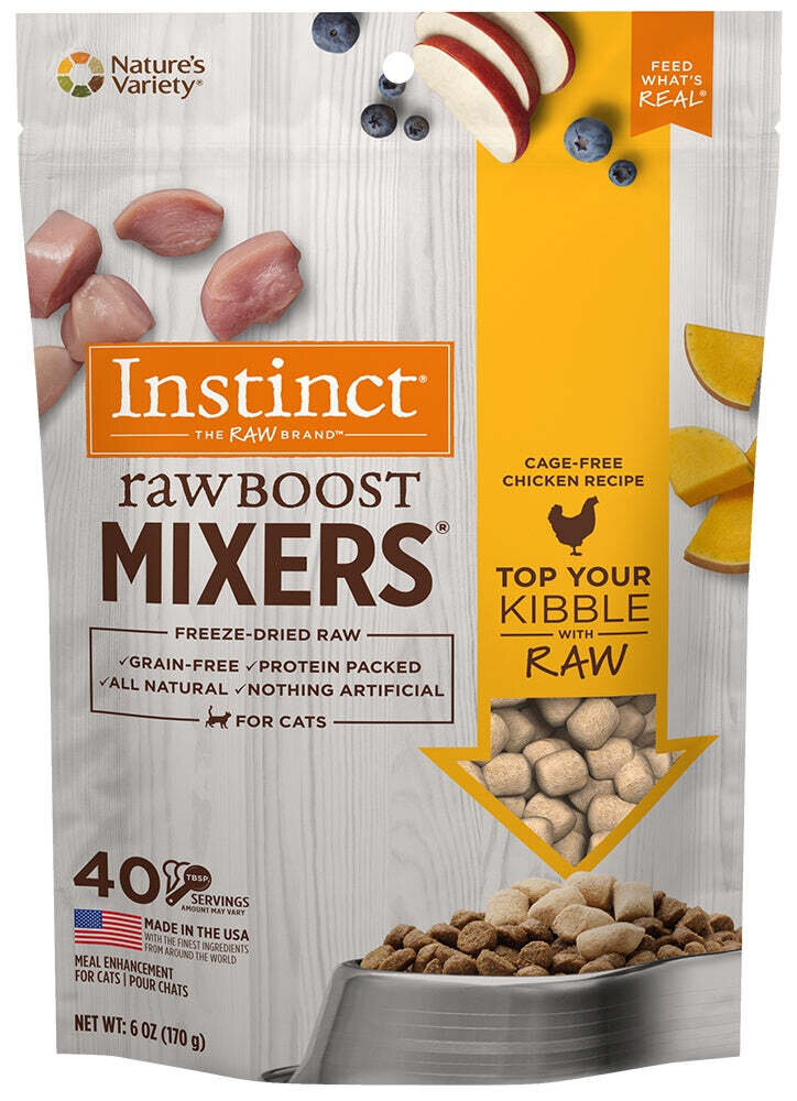 Instinct Freeze-Dried Raw Chicken Cat Food Topper 6-oz