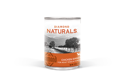 Diamond Naturals Chicken Dinner All Life Stages Canned Dog Food 13.2-oz, case of 12
