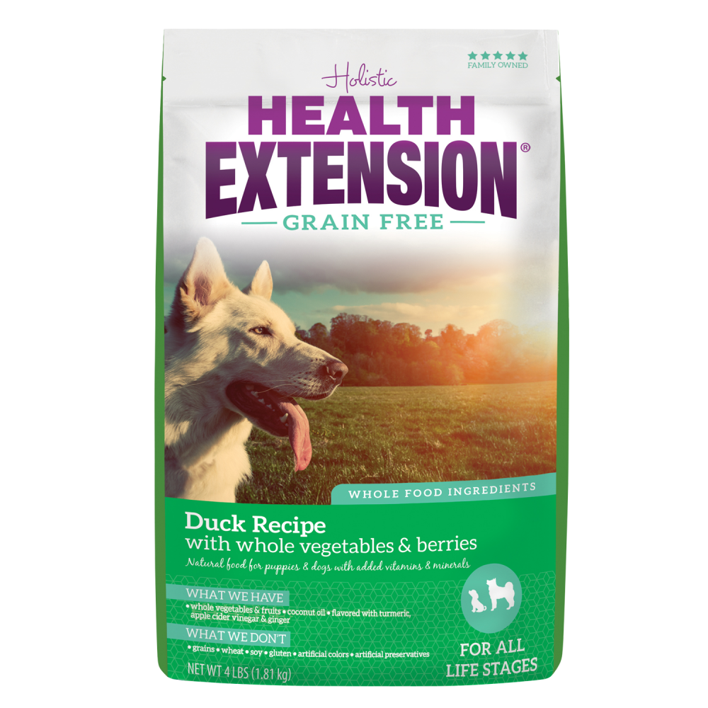 Health Extension Grain Free Duck Recipe Dry Dog Food 23.5-lb
