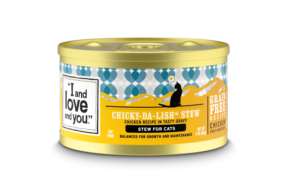 I And Love And You Grain Free Chicky Da Lish Stew Canned Cat Food 3-oz, case of 24
