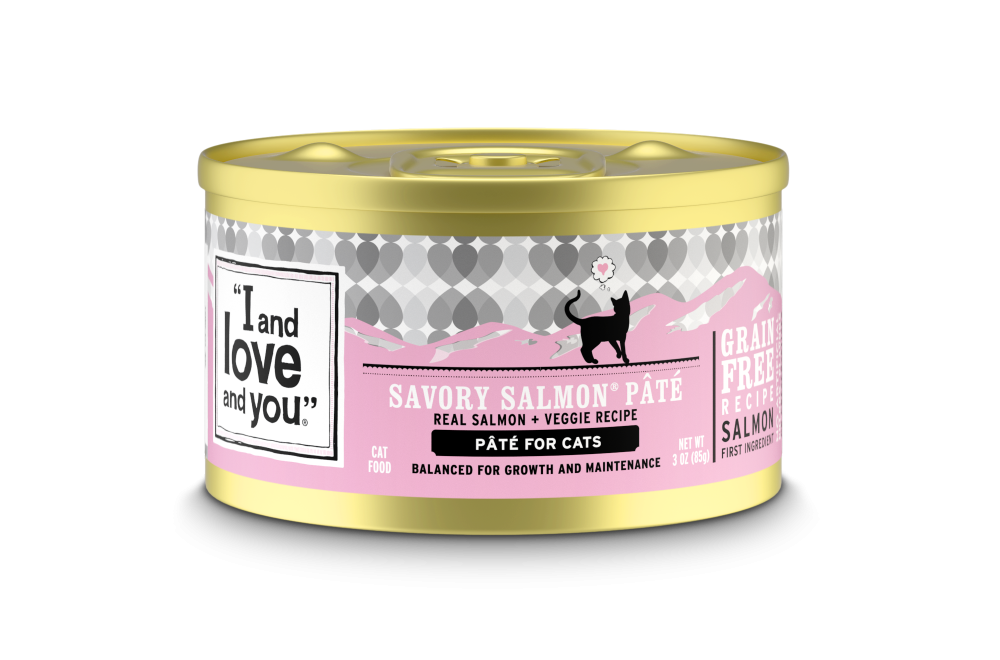 I And Love And You Grain Free Savory Salmon Pate Canned Cat Food 3-oz, case of 24