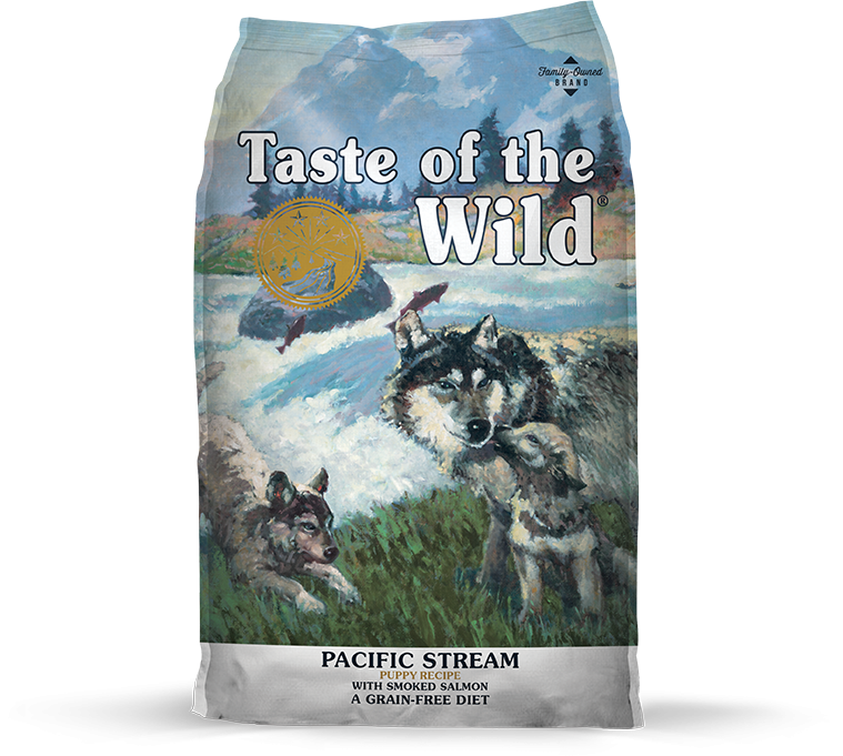 Taste Of The Wild Pacific Stream Smoked Salmon Puppy Dry Food 5-lb