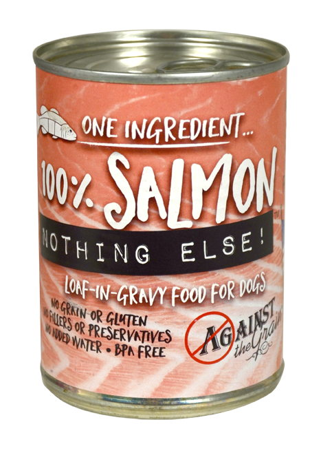 Against the Grain Nothing Else Grain Free One Ingredient 100% Salmon Canned Dog Food 11-oz, case of 12