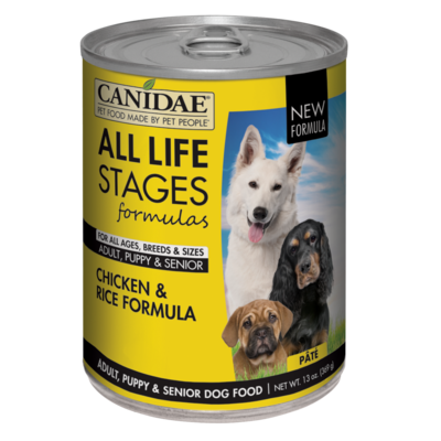 Canidae All Life Stages Chicken and Rice Canned Dog Food 13-oz, case of 12