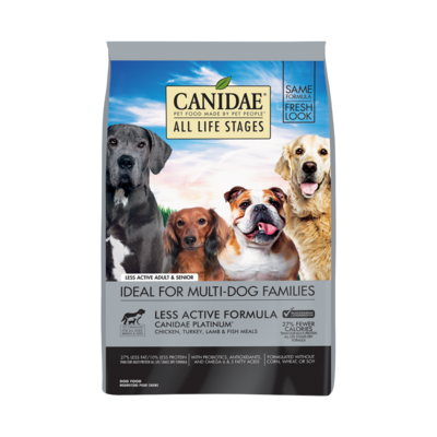 Canidae Platinum Formula for Less Active & Senior Dogs Dry Dog Food