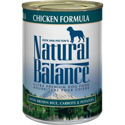 Natural Balance Ultra Premium Chicken Formula Canned Dog Food 13-oz, case of 12