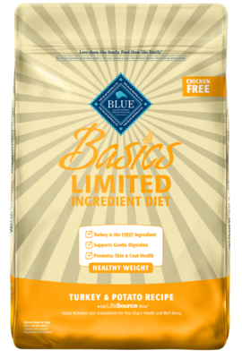 Blue Buffalo Basics Healthy Weight Adult Turkey & Potato Recipe Dry Dog Food 24-lb