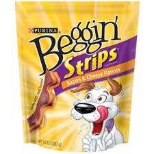 Beggin Strips Bacon and Cheese Flavor Dog Treats 25-oz