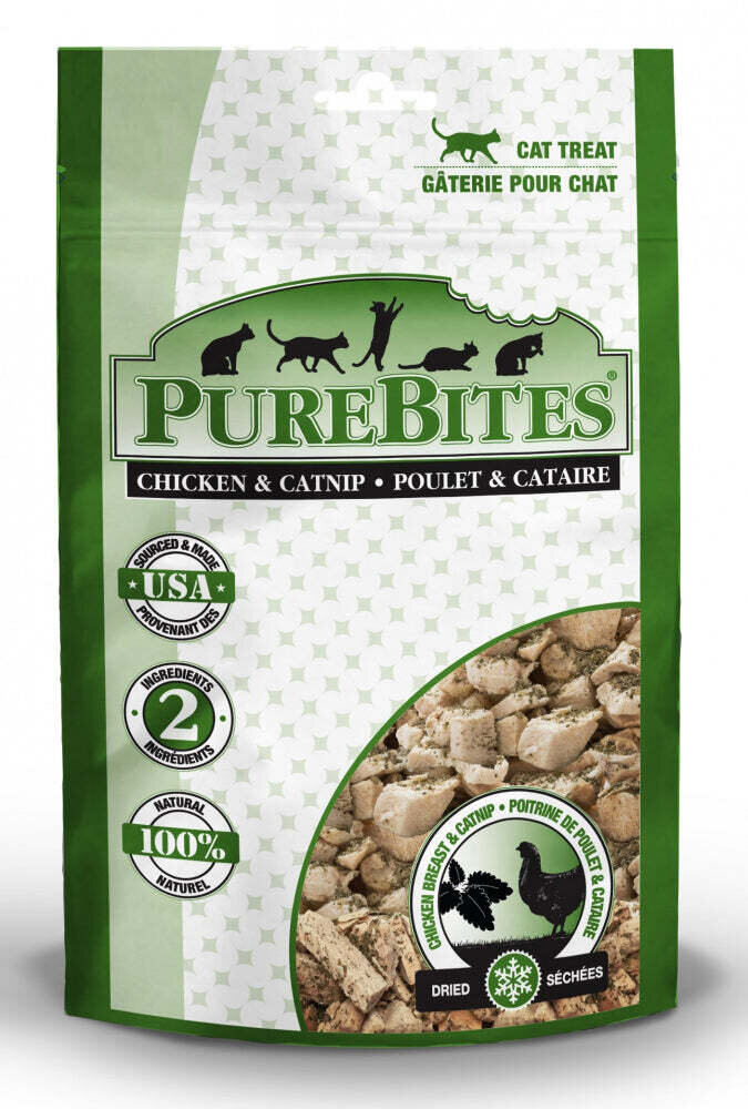 PureBites Chicken Breast & Catnip Freeze Dried Cat Treats 1-oz