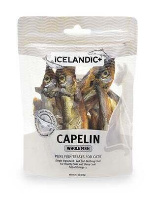 Icelandic+ Capelin Whole Fish Cat treats 1.5-oz