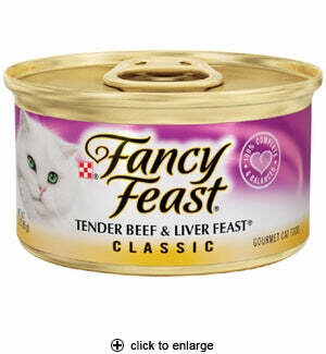 Fancy Feast Classic Beef and Liver Canned Cat Food 3-oz, case of 24