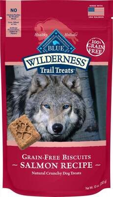 Blue Buffalo Wilderness Trail Grain Free Salmon Dog Treats 10-oz