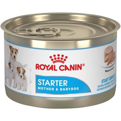 Royal Canin Size Health Nutrition Starter Mother & Babydog Mousse In Sauce Canned Dog Food 5.1-oz, case of 24