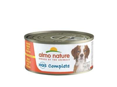 Almo Nature HQS Complete Dog Complete & Balanced Chicken Dinner with Egg & Pineapple Canned Dog Food 5.5-oz, case of 24