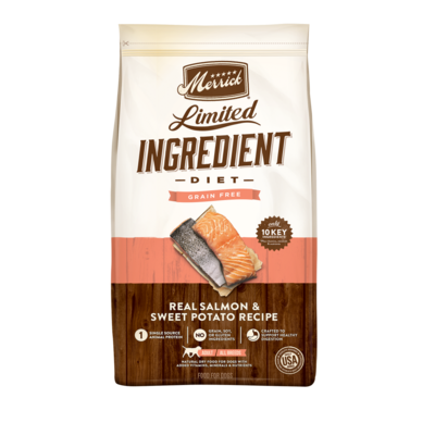 Merrick Limited Ingredient Diet Grain-Free Real Salmon & Sweet Potato Recipe Dry Dog Food