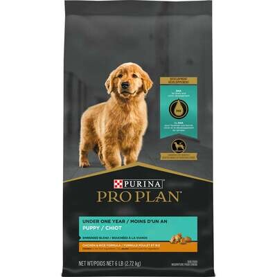 Purina Pro Plan Savor Shredded Chicken & Rice Formula Puppy Dry Dog Food 6-lb