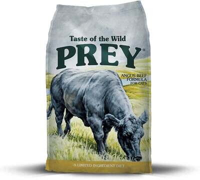 Taste Of The Wild Grain Free Prey Limited Ingredient Angus Beef Dry Cat Food 15-lb