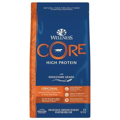 Wellness CORE High Protein Wholesome Grains Original Recipe Dry Dog Food 24-lb