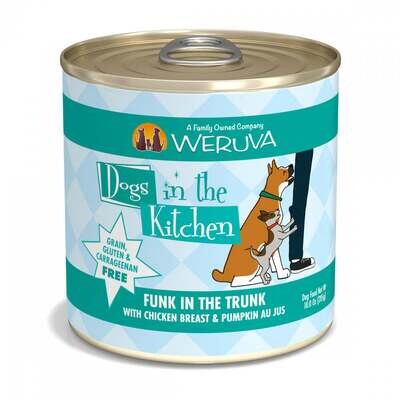 Weruva Dogs in the Kitchen Funk in the Trunk Grain Free Chicken & Pumpkin Canned Dog Food 10-oz, case of 12