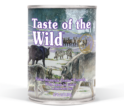 Taste Of The Wild Sierra Mountain Canine Canned Dog Food 13.2-oz, case of 12