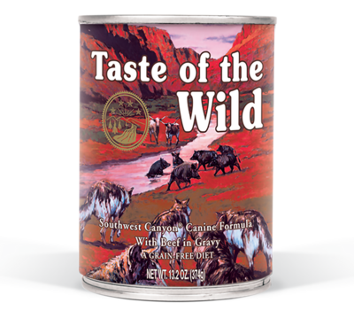 Taste Of The Wild Southwest Canyon Canned Dog Food 13.2-oz, case of 12