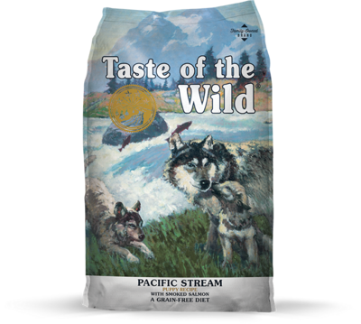 Taste Of The Wild Pacific Stream Smoked Salmon Puppy Dry Food 5-lb