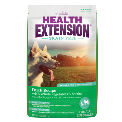 Health Extension Grain Free Duck Recipe Dry Dog Food 23.5-lb