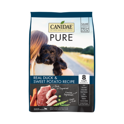 Canidae Grain Free PURE Duck & Sweet Potato Recipe Dry Dog Food 12-lb