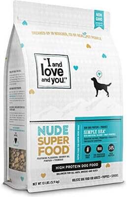 I and Love and You Grain Free Nude Super Food Simply Sea Dry Dog Food 23-lb