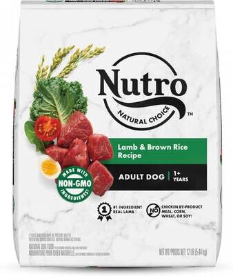 Nutro Wholesome Essentials Healthy Weight Adult Pasture-Fed Lamb & Rice Recipe Dry Dog Food 30-lb