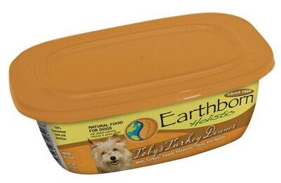 Earthborn Holistic Toby's Turkey Dinner Gourmet Dinners Grain Free Moist Dog Food Tubs 8-oz, case of 8