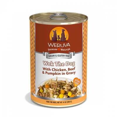 Weruva Wok The Dog with Chicken, Beef & Pumpkin in Gravy Canned Dog Food