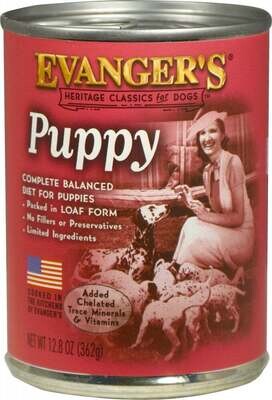 Evangers Classic Puppy Canned Dog Food 13-oz, case of 12