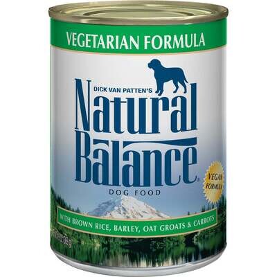 Natural Balance Vegetarian Formula Canned Dog Food 13-oz, case of 12