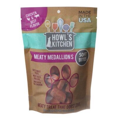 Howl's Kitchen Meaty Medallions Soft Bites - Chicken & Beef Flavor
