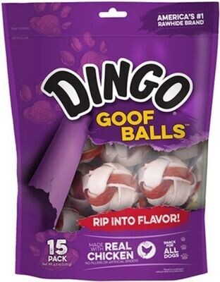 Dingo Goof Balls Chicken & Rawhide Chew