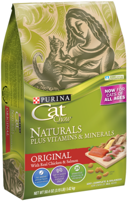 Purina Cat Chow Naturals Original Dry Cat Food 13-lb
