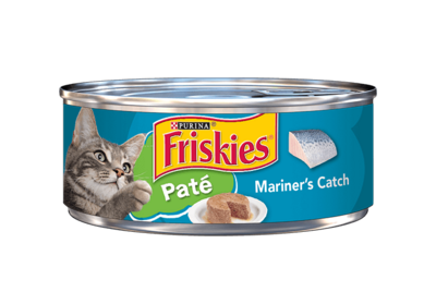 Friskies Pate Mariners Catch Canned Cat Food 5.5-oz, case of 24