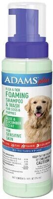 Adams Foaming Dog Flea And Tick Shampoo with Aloe And Cucumber